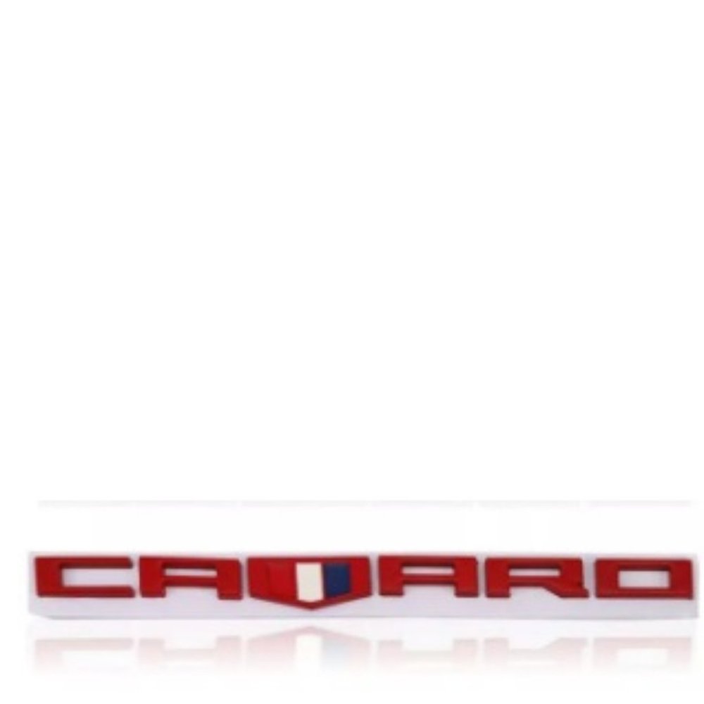 Red  White Blue OEM Chevrolet Camaro Trunk Decal Emblem Badge Rs Ss Zl1 Z2…